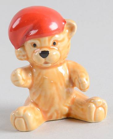 Wintertime Teddy Bear With Red Hat - No Box