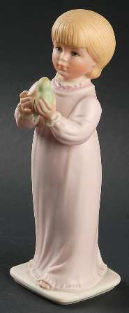 Frobek Figurines Girl With Parrot - No Box