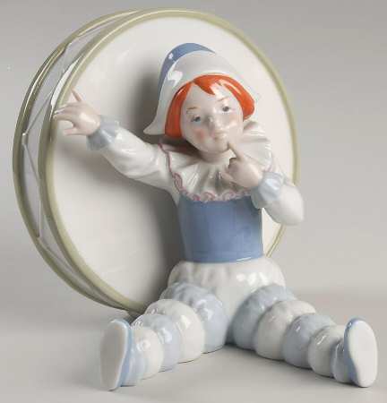 Circus Clown With Drum - No Box