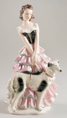 Ladies (FF Mark) Lady With Dog - Boxed