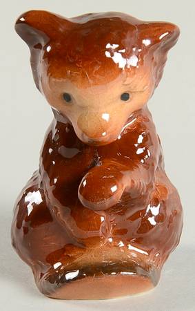 Animals-Figurines Bear Cub-Paw Up - No Box