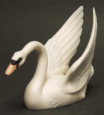 Bird Figurines Winged Swan - Boxed