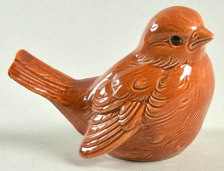 Bird Figurines Sparrow-Rust - No Box