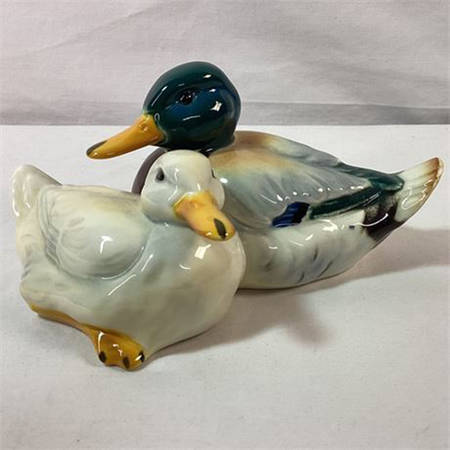 Bird Figurines Mallard Duck Pair - Boxed