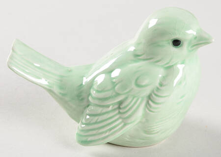 Bird Figurines Sparrow-Green - With Box Bx352