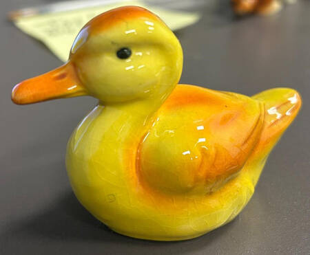 Bird Figurines Baby Duck-Yellow - Boxed