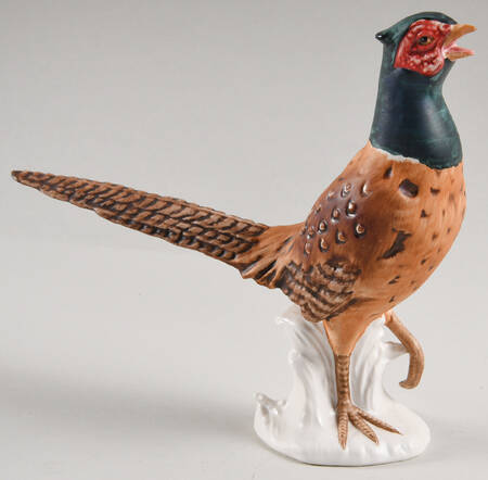 Bird Figurines Pheasant-Head Up - No Box