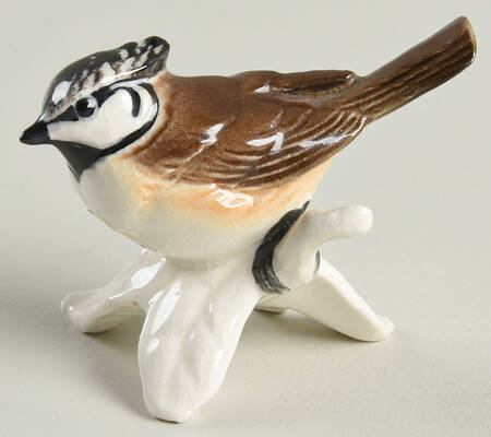 Bird Figurines Crested-Tit - No Box
