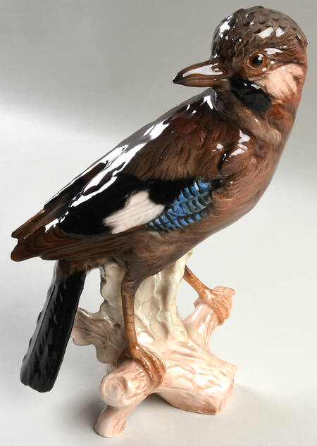 Bird Figurines Black Throated Jay - No Box