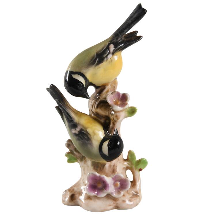 Bird Figurines Great Titmouse Pair - No Box
