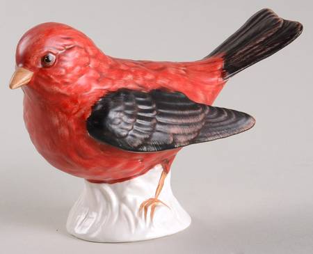 Bird Figurines Scarlet Tanager - No Box