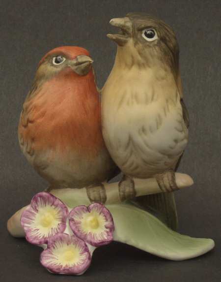 Bird Figurines House Finches - Boxed