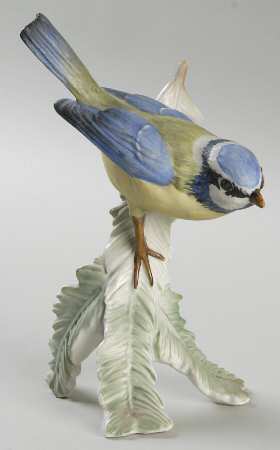 Bird Figurines Blue Titmouse - No Box