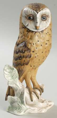 Bird Figurines Barn Owl - No Box by Goebel