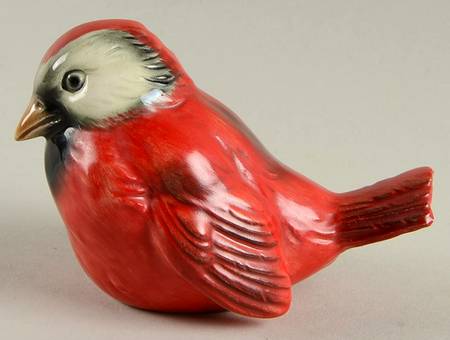 Bird Figurines Sparrow-Red - No Box