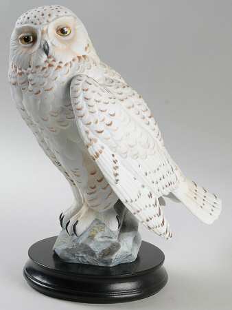 Bird Figurines Snowy Owl-Limited Edition - No Box Nb371