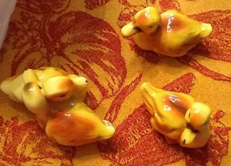 Bird Figurines Group Of Ducks - No Box