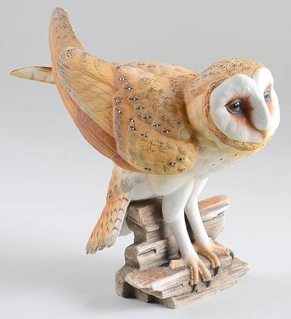 Bird Figurines Barn Owl-Limited Edition - No Box