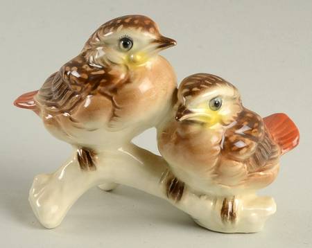 Bird Figurines Birds On A Branch - Boxed