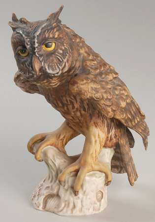 Bird Figurines Owl - No Box
