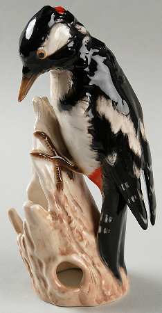 Bird Figurines Great Spotted Woodpecker - No Box