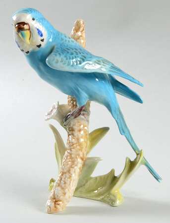 Bird Figurines Budgie - Box403 With Box