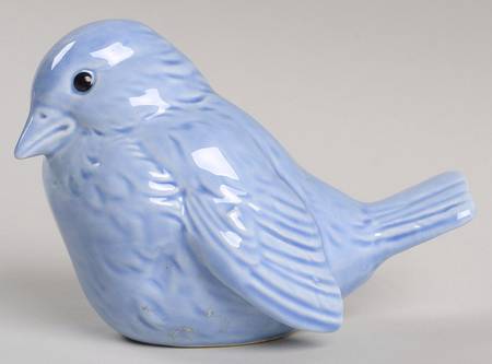 Bird Figurines Sparrow-Sky Blue - Boxed