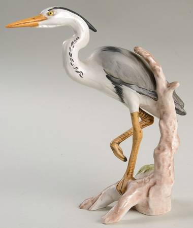 Bird Figurines Grey Heron - Boxed