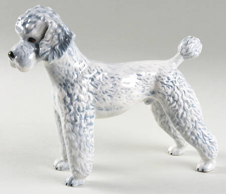Dogs White/Blue Poodle - No Box