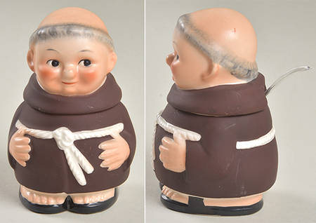 Friar Tuck Tm2 Mustard Jar W/ Lid & Spoon - Tm2-Mustard Jar W/ Lid & Spoon