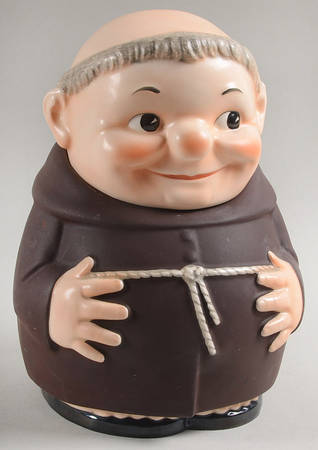 Friar Tuck Tm4-Cookie Jar & Lid - Cookie Jar & Lid-Tm4