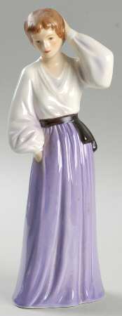 General Federation of Womens Clubs Iv Of 4-Lady In Purple Skirt - No Box
