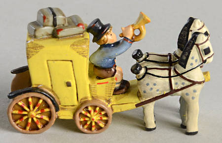 Hummel Miniature Figurine-Bronze The Mail Is Here - Boxed