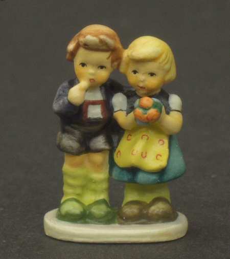 Hummel Miniature Figurine-Bronze We Congratulate - With Box