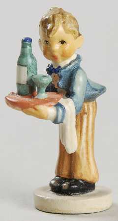 Hummel Miniature Figurine-Bronze Waiter - Boxed