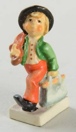 Hummel Miniature Figurine-Bronze Merry Wanderer - No Box