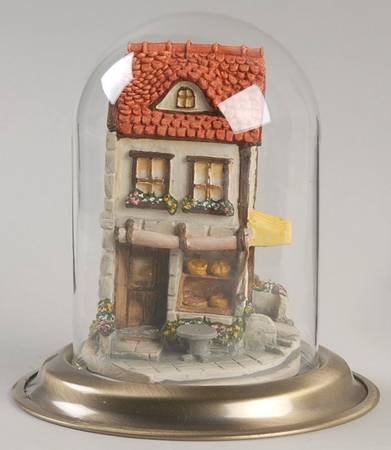 Hummel Miniature Figurine-Bronze Bavarian Bakery - No Box