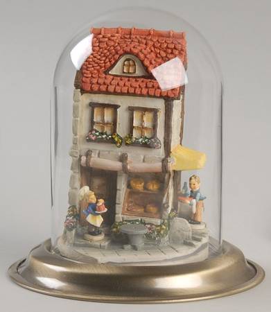 Hummel Miniature Figurine-Bronze Bakery Day-Collector's Set - With Box