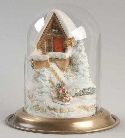 Hummel Miniature Figurine-Bronze Winterfest-Collector's Set - With Box