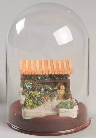 Kinderway Village-Miniature Marketsquare Flower Stand - Boxed