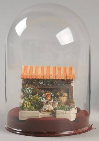 Hummel Miniature Figurine-Bronze Flower Market-Collector's Set - With Box