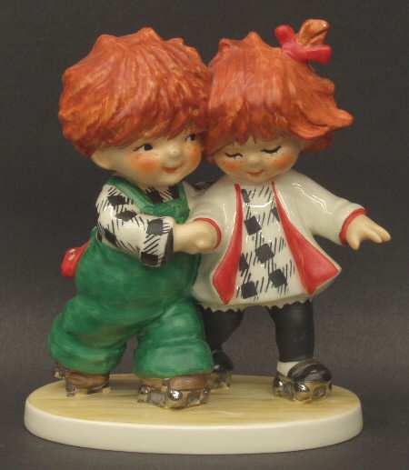 Red Heads Dating & Skating-Boy & Girl - Boxed