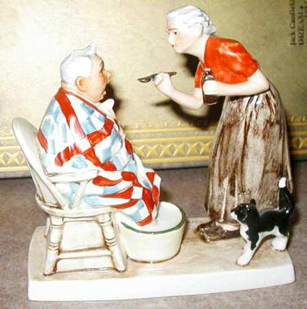 Norman Rockwell Home Cure-The Patient - Boxed