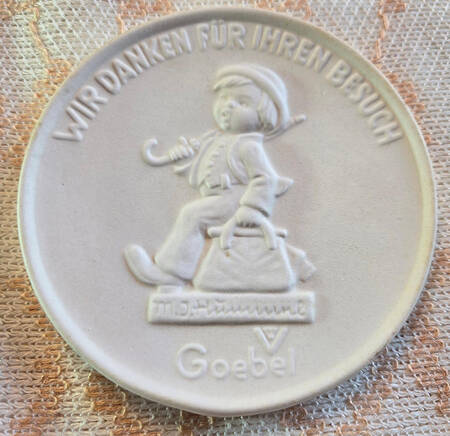 Goebel Plate Collectors Club Member -Plaque Wirdanken - Boxed
