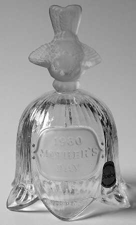 Mother's Day Bell-Crystal Bird - No Box