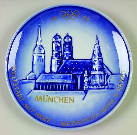 Olympic Games Plate Munich - With Box