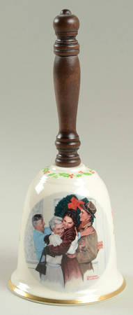 Norman Rockwell Bell Home For The Holidays - No Box
