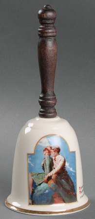 Norman Rockwell Bell On Top Of The World - Boxed