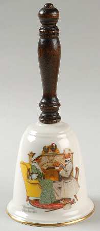 Norman Rockwell Bell Gaily Sharing Vintage Time - No Box