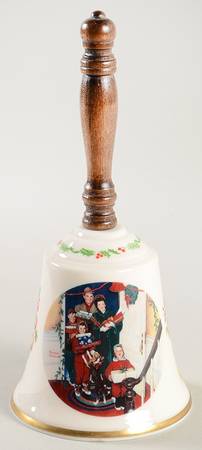 Norman Rockwell Bell Merry Christmas Grandma - Boxed